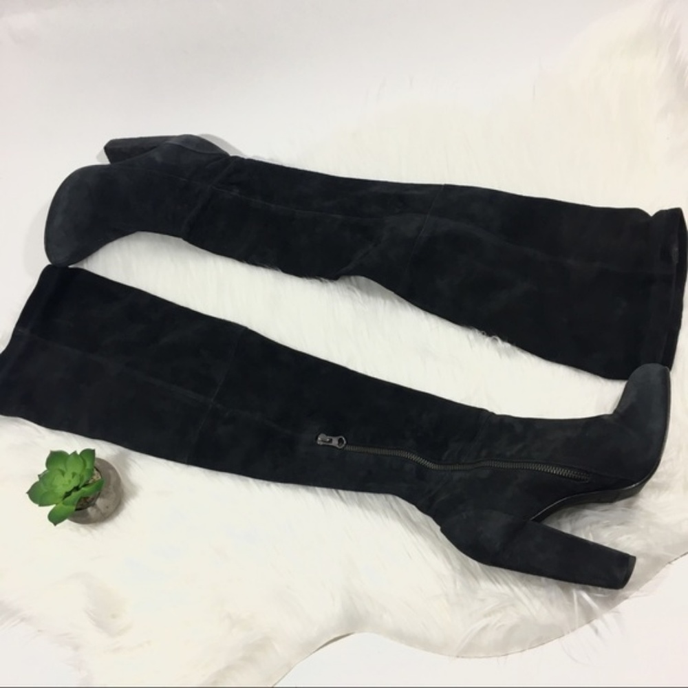 $690 Rebecca Taylor Over the Knee Suede Boots